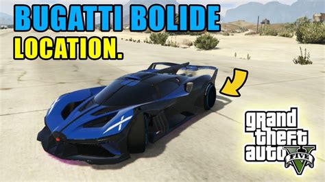 Gta 5 Secret Bugatti Bolide 2020 Location Hidden Location Youtube