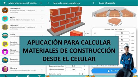 Aplicacion Para Calculo De Materiales En Construccion Youtube