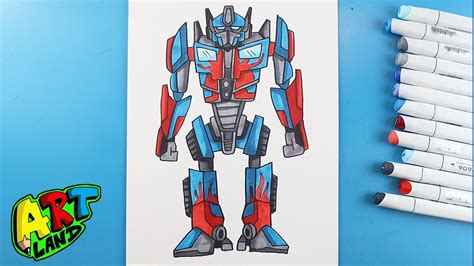 How To Draw OPTIMUS PRIME YouTube