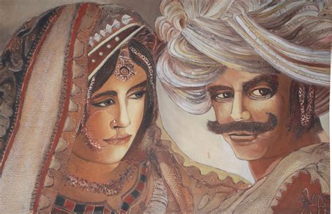 Rural Men And Women Painting At Rs 15000 Stretched Canvas Painting In