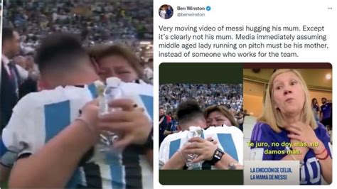 Lionel Messi Hugging Woman In Viral Video Is Not His Mother Celia