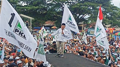 Kampanye Di Banyuwangi Cak Imin Berharap PKB Menang Pilpres Ke 5 Kali