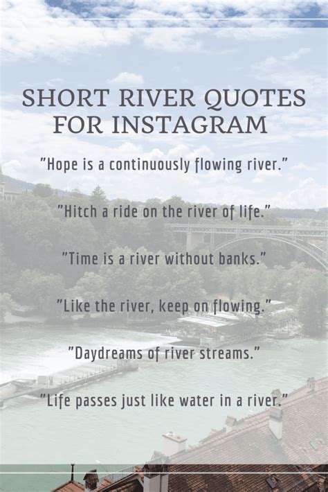 75 Beautiful River Quotes And Captions For Instagram And Inspiration
