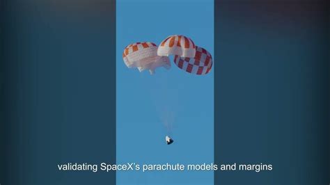 Spacex Crew Dragon Parachute Test Thrills At The Center Stage Nasa