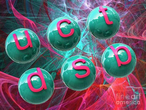 Types Of Quarks Photograph By Laguna Designscience Photo Library Pixels