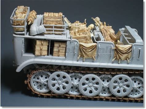 135 German Sdkfz7 8t Half Track Accessory Set By Neo Models