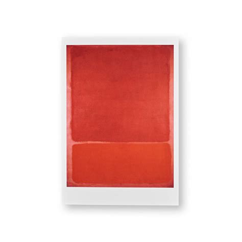 Mark Rothko Untitled Red Orange 1968 Fondation Beyeler Shop