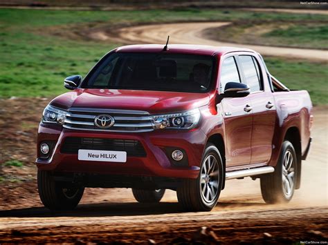 2016 4x4 Red Cars Hilux Pickup Toyota Wallpapers Hd Desktop And