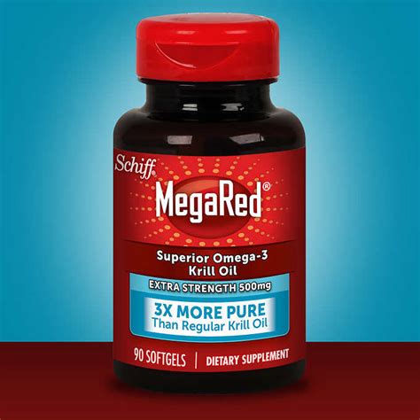 Schiff Megared Extra Strength Krill Oil 500 Mg 90 Softgels My