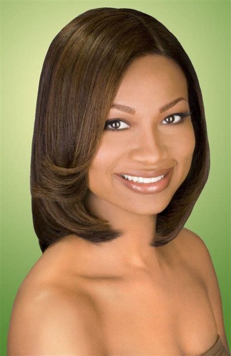 Medium Length Straight Hairstyles For Black Women Medium Hair Styles