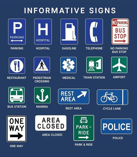 Traffic Symbol Signs And Road Safety Signs To See More Read It👇 Road