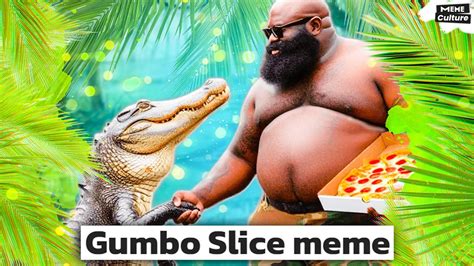 Gumbo Slice Meme Man Kicking Alligator Youtube