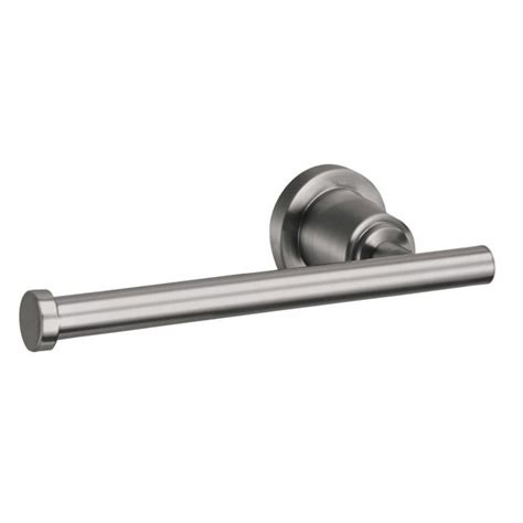 Satin nickel toilet paper holder to hold small flower vases for a beautiful bathroom look. Design House 560383 Geneva Contemporary Toilet Paper ...