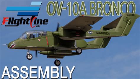 Flightline Rc Ov 10a Bronco Updated Assembly Motion Rc Youtube