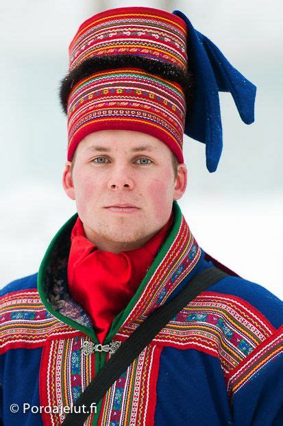 Sami Man Lapland Finland Poroajelutfi Sami Traditional Dress