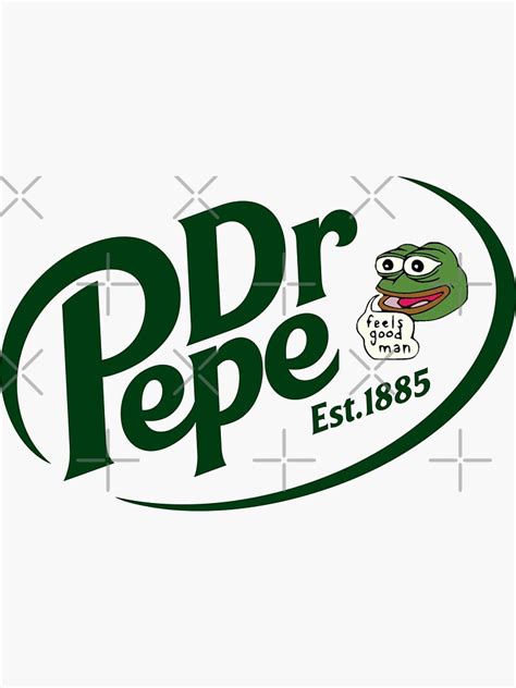 Dr Pepe Sticker For Sale By Eliashudson Redbubble