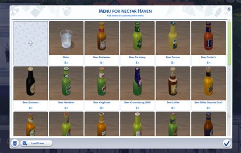 Mod The Sims Custom Bar Drinks By Icemunmun Sims