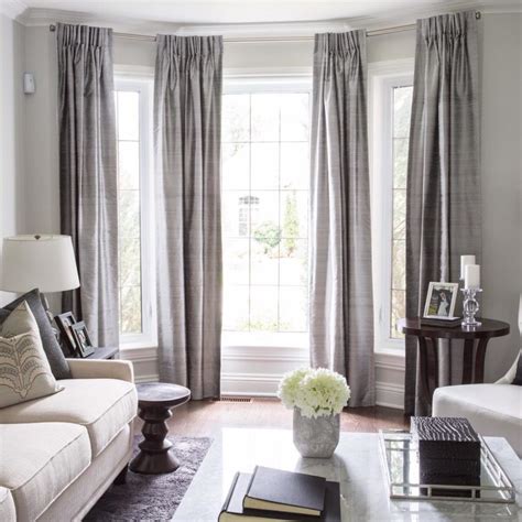 The main living areas, whether they are separate rooms or combined to block it, add curtains with a blackout lining. 50 Cool Bay Window Decorating Ideas - Shelterness