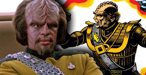 Star Trek Worf Was Not Starfleets First Klingon Officer Cbr Star