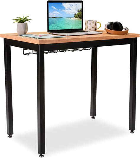 Small Computer Desk For Home Office 36 Length Table Wcable