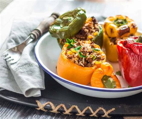 Poivrons farcis Recette