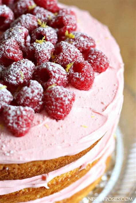 Lemon Raspberry Cake Desserts Cake Recipes Raspberry Cake