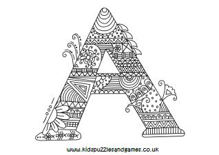 Check out our art therapy for kids selection for the very best in unique or custom, handmade pieces from our shops. Alphabet Letters Colouring Sheets - Kids Puzzles and Games