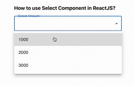 How To Use Select Component In Material UI GeeksforGeeks