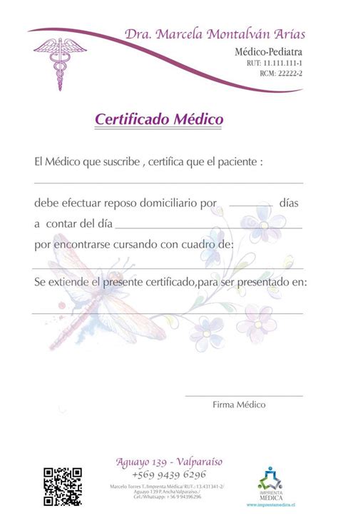 Certificado Medico En Valparaíso Directorios De Servicios Sanitarios