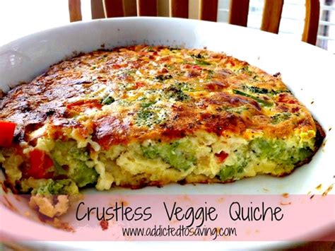 Crustless Veggie Quiche Recipe Gluten Free