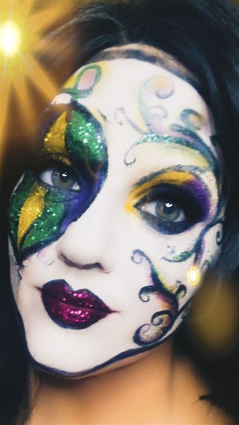 Mardi Gras Makeup Halloween Face Makeup Face Makeup