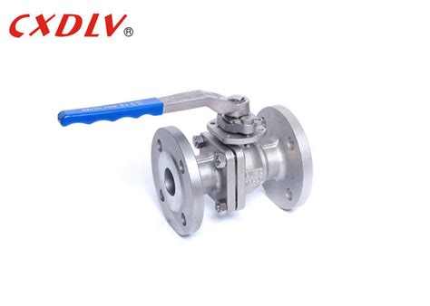 Pn16 Stainless Steel Flanged Ball Valve Dn50 Handle Ss304 Ss316 Wcb