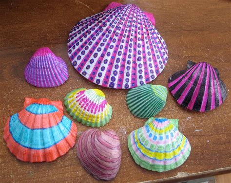 Shell Painting Ideas Best Of More Shells I Painted With Sharpie Pens