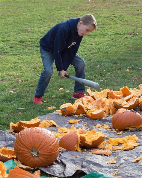 Pumpkin Smash Is A Smash Hit The Village Green