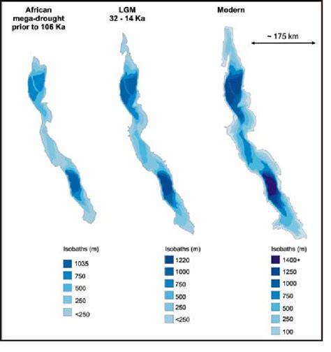 It is africa's oldest and deepest lake, and contains almost 17% of the world's available freshwater supply. Bathymetric maps for Lake Tanganyika, tropical East Africa ...