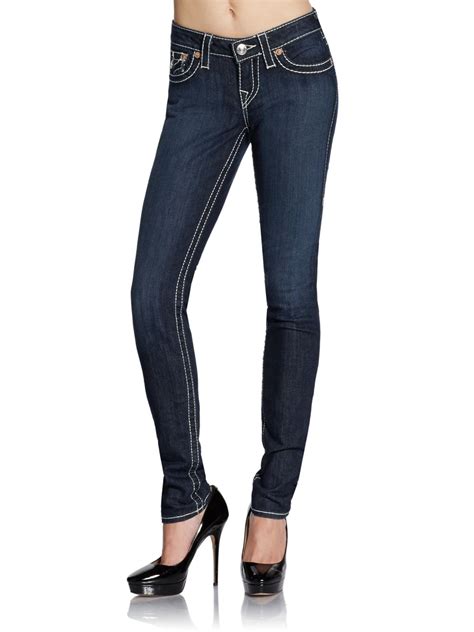 True Religion Skinny Flap Pocket Jeans In Blue Lonestar Lyst