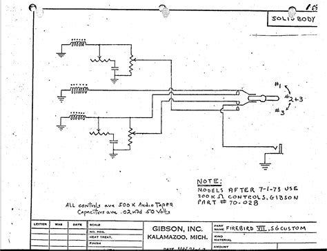 Hello, i am considering rewiring my '16 firebird t and was wondering if anyone had a schematic or link to a '60s wiring diagram? Gibson Firebird Wiring Diagram | Free Wiring Diagram