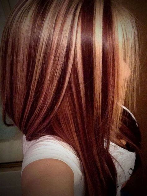 A good way to lighten up burgundy hair is to add some blonde highlights in the burgundy hair. 15 Things Nobody Told You About Burgundy With Blonde ...