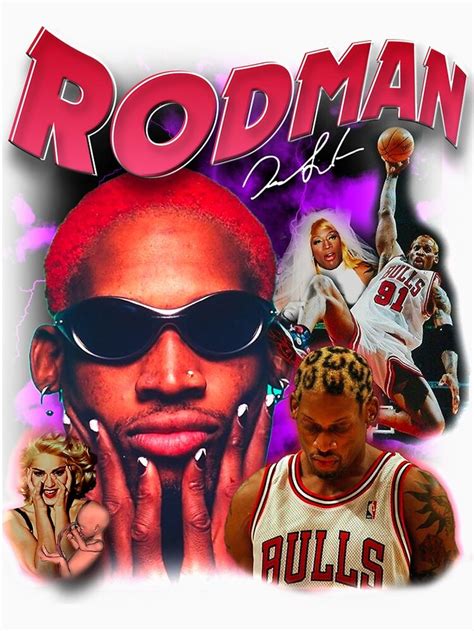 dennis rodman vintage style Classic T-Shirt by freshraptees in 2021