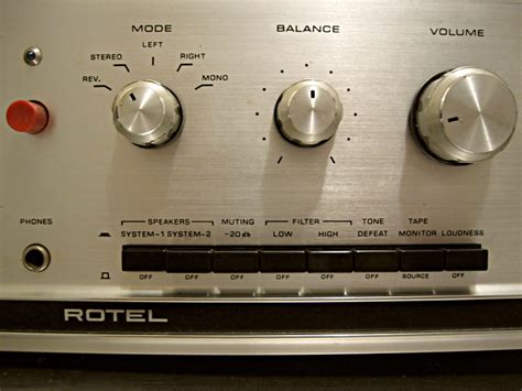 Rotel Ra 610 Solid State Valve And Tube Hi Fi