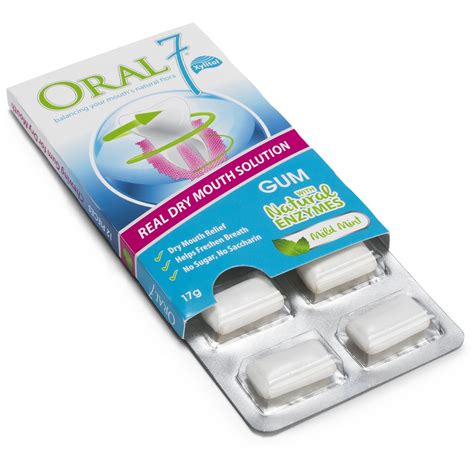 Oral7 Moisturizing Dry Mouth Gum
