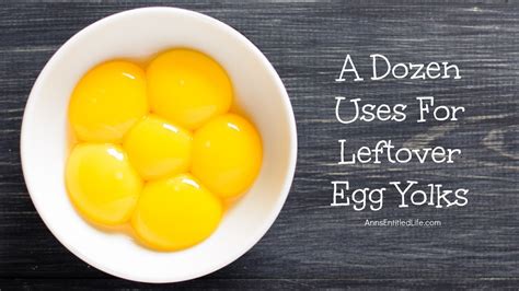 A Dozen Uses For Leftover Egg Yolks