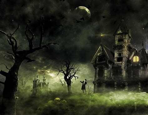 Create This Eerie Haunted House Scene For Halloween Photoshop Tutorials