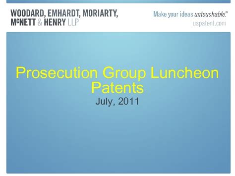 Prosecution Group Luncheon Patents July 2011 Inequitable