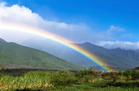 Rainbow Over Maui Stock Photo Download Image Now Hawaii Islands
