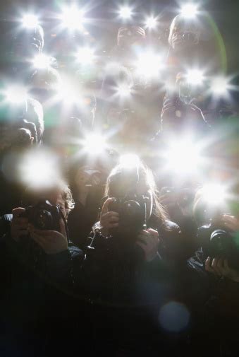 Paparazzi Taking Pictures With Flash Stock Photo Download Image Now