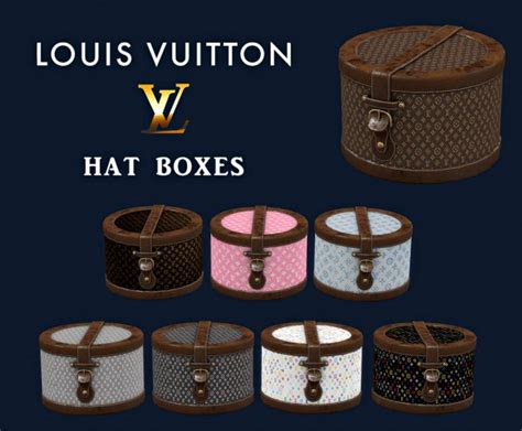 Leo 4 Sims Lv Hat Boxes Sims 4 Downloads