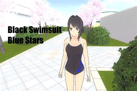 Black Swimsuit Blue Stars At Yandere Simulator Nexus Mods And Community