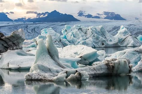 Gletscherlagune Jökulsárlón Faszinierende Eisberge In Island