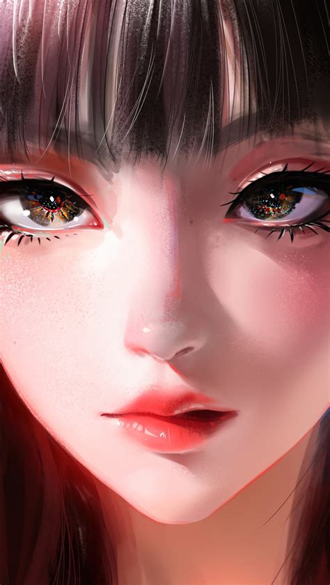 Anime Girl Digital Art Wallpaper K Hd Id